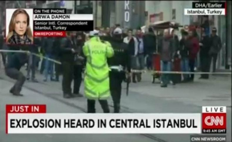 Dünya İstanbul'daki patlamayı böyle gördü